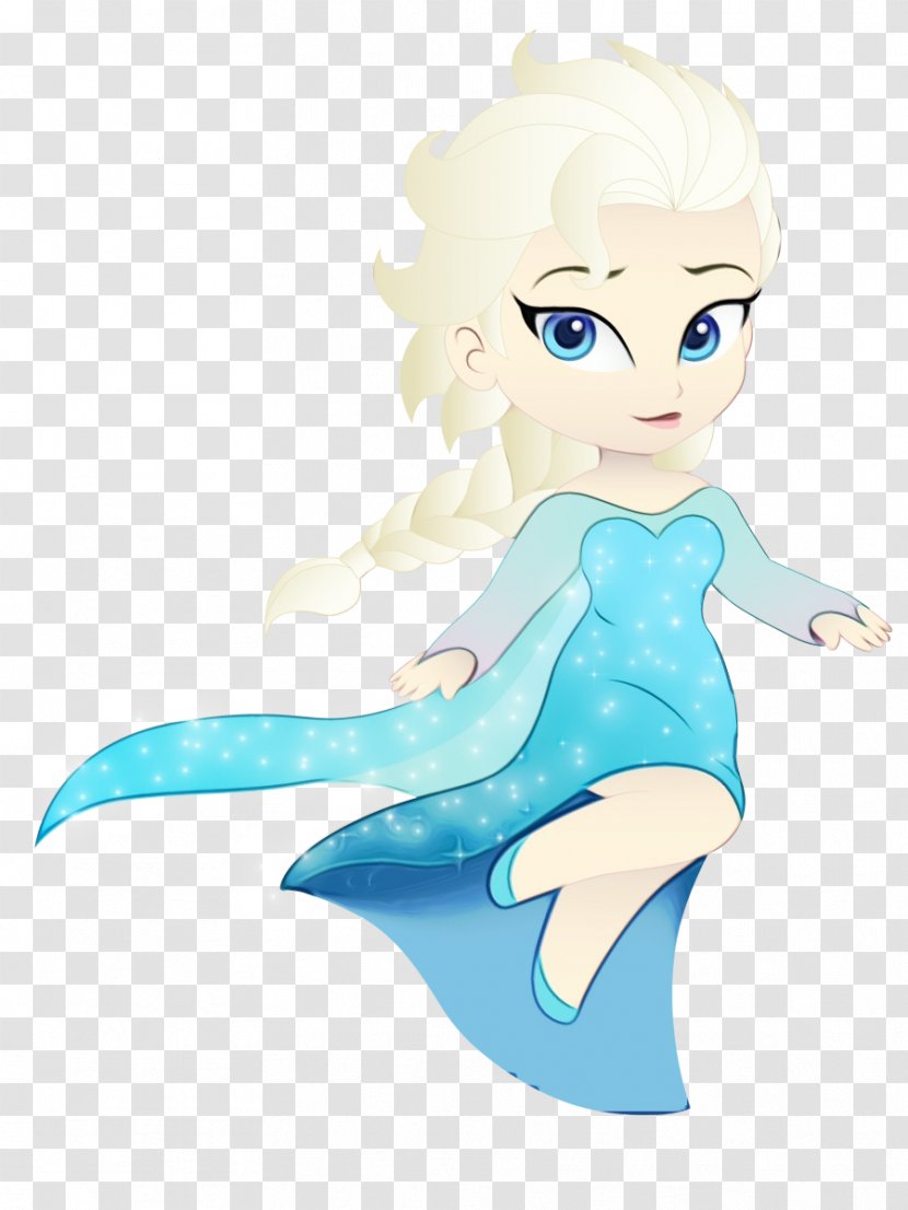 Mermaid Fairy Figurine Microsoft Azure - Wet Ink - Cartoon Transparent PNG