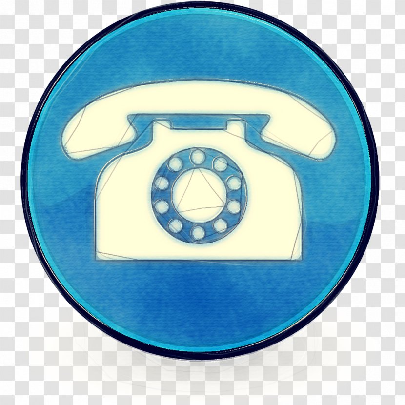 Blue Circle Telephone Automotive Wheel System - Symbol Transparent PNG