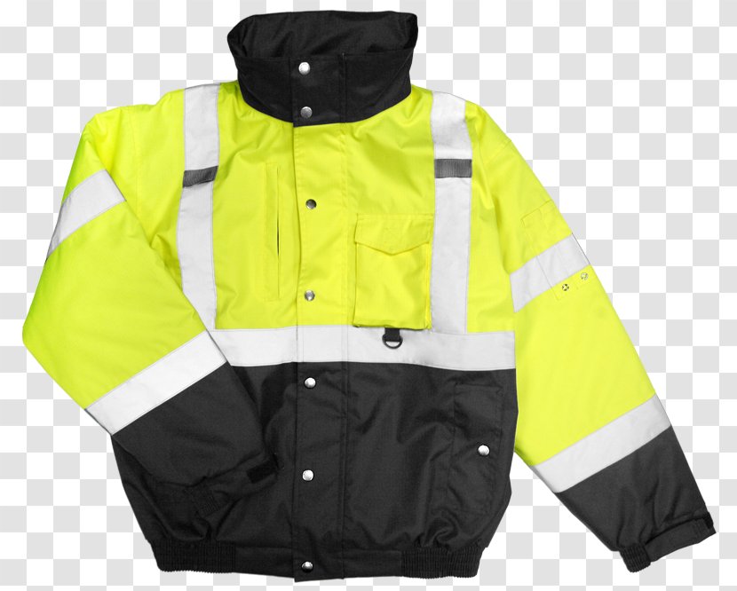 Flight Jacket T-shirt High-visibility Clothing - Tshirt - Safety Transparent PNG