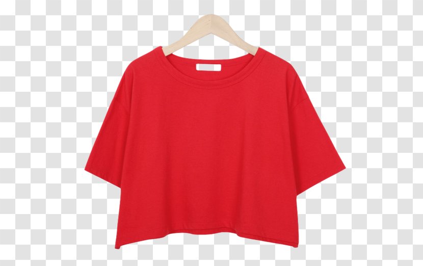 Sleeve T-shirt Shoulder Blouse - Tshirt Transparent PNG