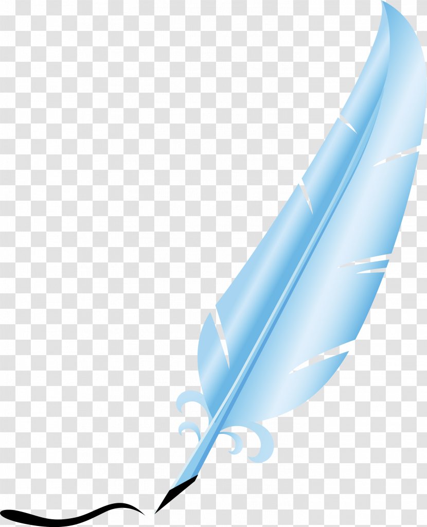 Paper Quill Ink Fountain Pen Transparent PNG
