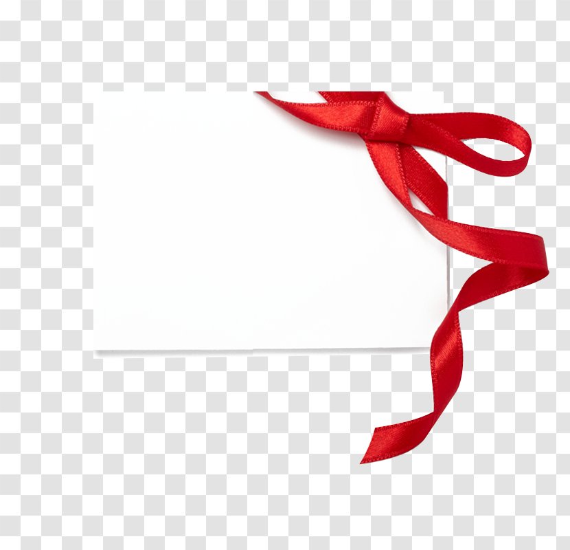 Ribbon Gift Euro - Red - Cards Transparent PNG