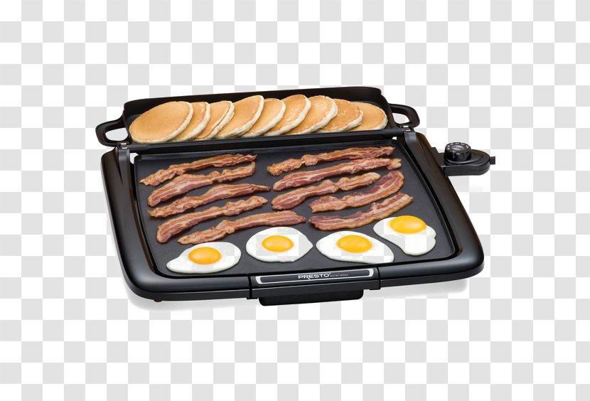 Barbecue Pancake Griddle Tray Non-stick Surface - Grill Transparent PNG