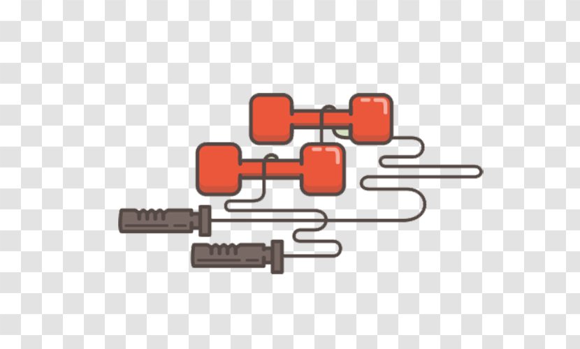 Dumbbell Fitness Centre - Hardware Accessory - Free Cartoon Pull Material Transparent PNG