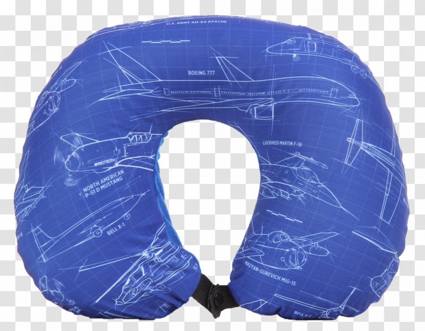 Blue Travel Pillow Shopping - Inflatable Circle Transparent PNG