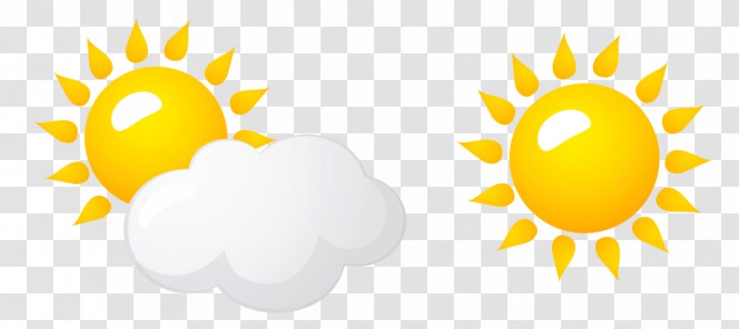 Clip Art Vector Graphics Image Transparency - Yellow - Weather Cartoon Transparent PNG