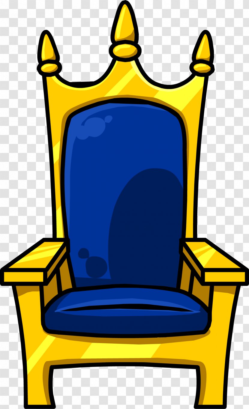 Throne King Clip Art - Yellow Transparent PNG
