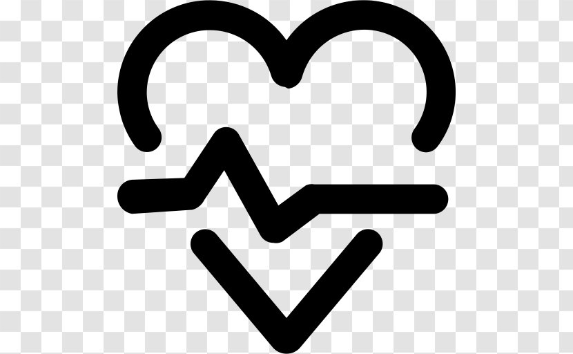 Heart Rate Medicine Health Clip Art - Black And White Transparent PNG