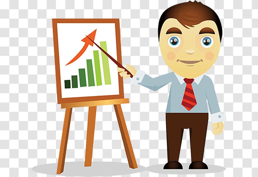 Presentation Sales Clip Art - Communication - Marketing Man Transparent PNG