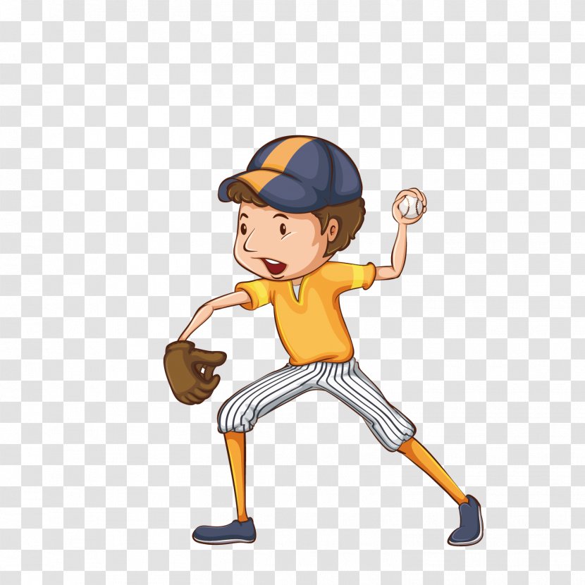 Baseball Player Drawing Photography - Toddler - Vector Cartoon Boy Transparent PNG