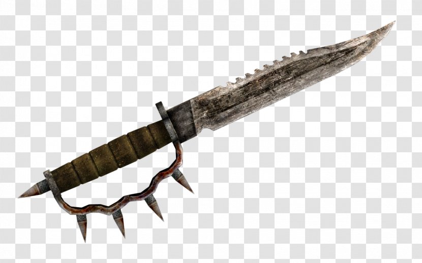 Fallout 3 Fallout: New Vegas Trench Knife Weapon - Bowie - Knives Transparent PNG