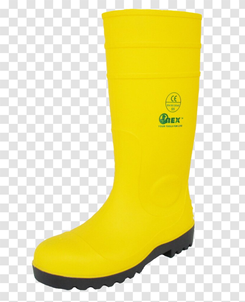 Wellington Boot Shoe - Yellow Boots Transparent PNG