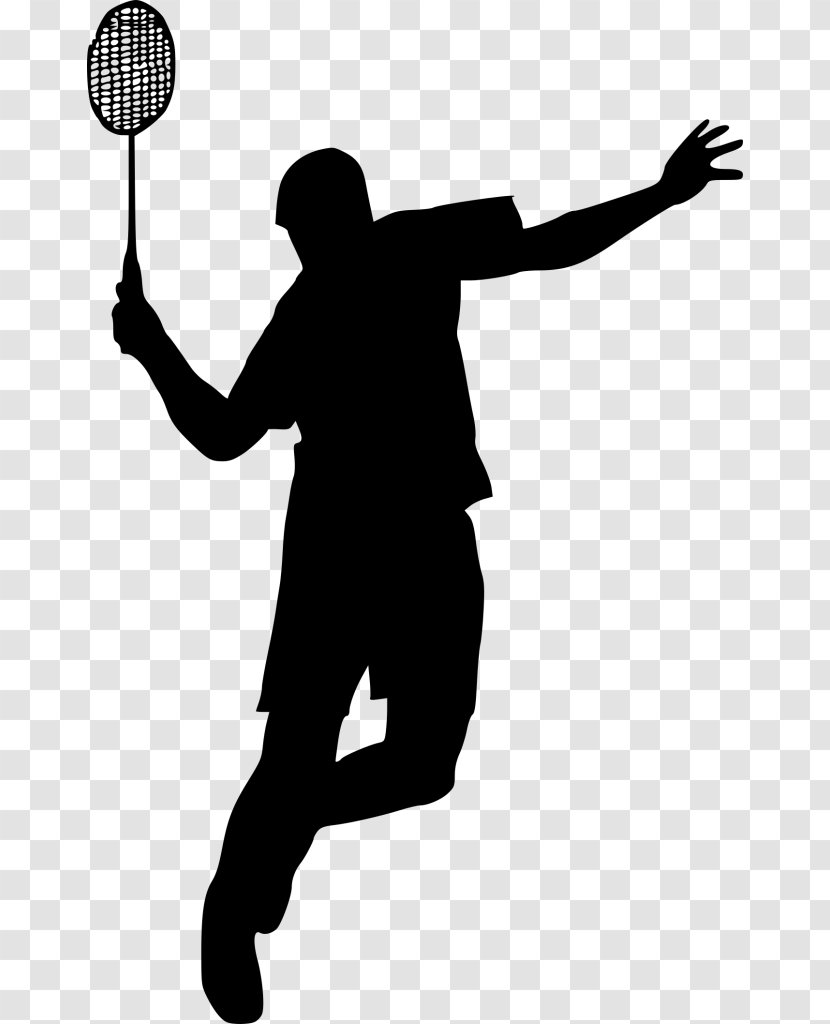 Silhouette Badminton Sport Basketball - Joint - Logo Transparent PNG