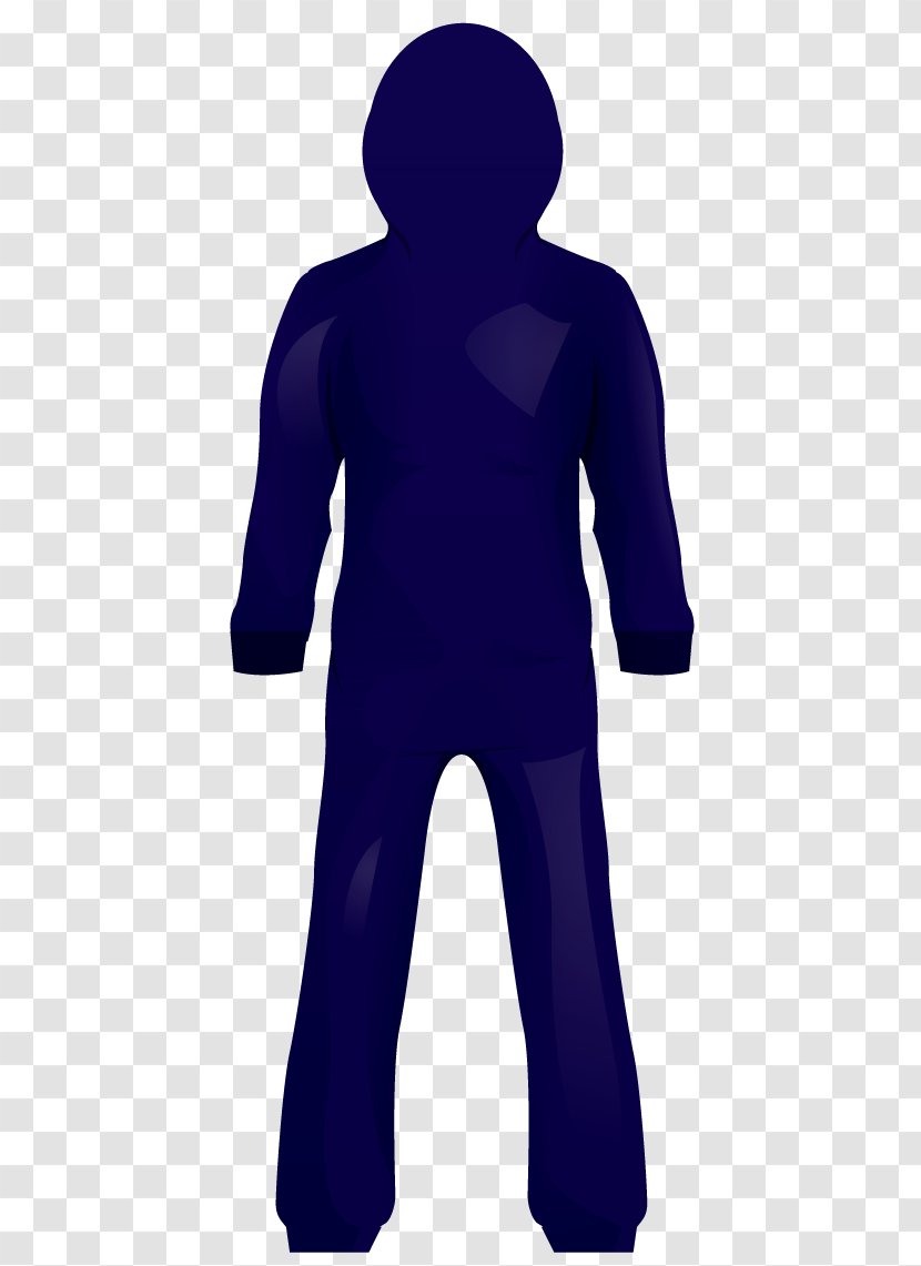 Wetsuit Shoulder Human Behavior Sleeve - Navy Blue Bowling Shirts Transparent PNG