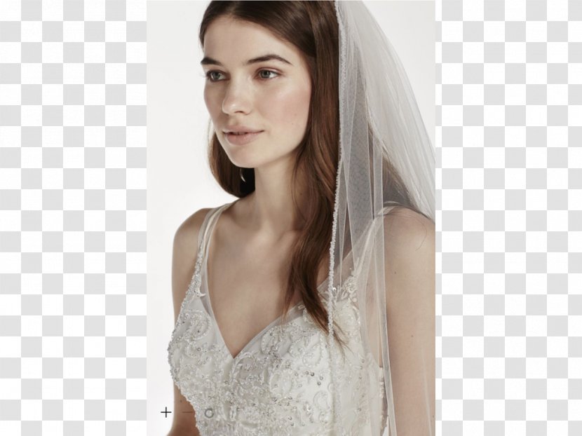Wedding Dress Bride Veil David's Bridal - Frame - Veils Transparent PNG