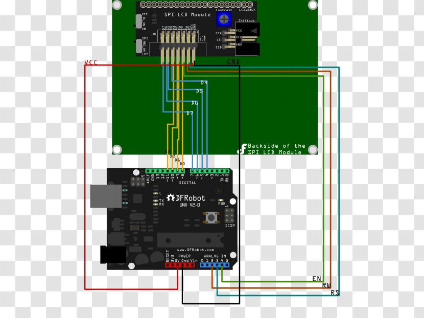 Arduino Liquid-crystal Display Light Serial Peripheral Interface Bus Device - System Transparent PNG