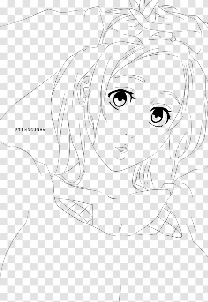 Eye Line Art Drawing Sketch - Flower Transparent PNG