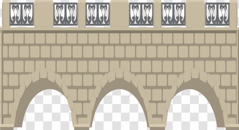 Arch Cartoon Bridge Pattern - Free To Pull The Material Pictures Transparent PNG