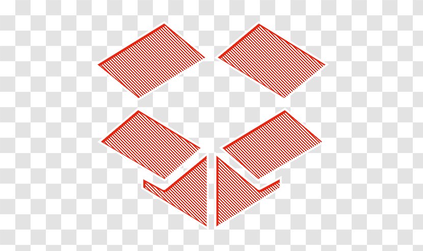 Dropbox Icon - Peach Logo Transparent PNG