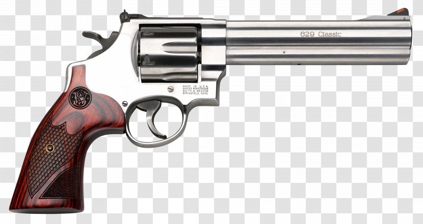 .44 Magnum Smith & Wesson Model 29 Revolver Cartuccia - 44 Special - Pistol Transparent PNG