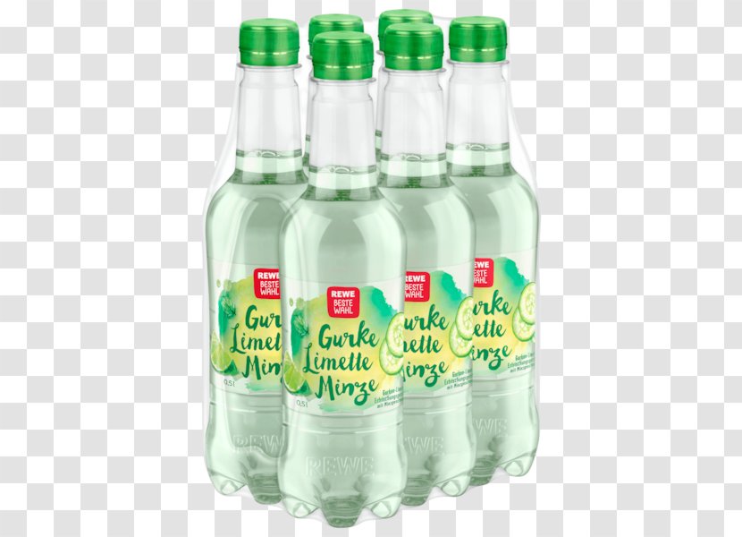 Fizzy Drinks Mineral Water Plastic Bottle REWE Group - Lime Transparent PNG