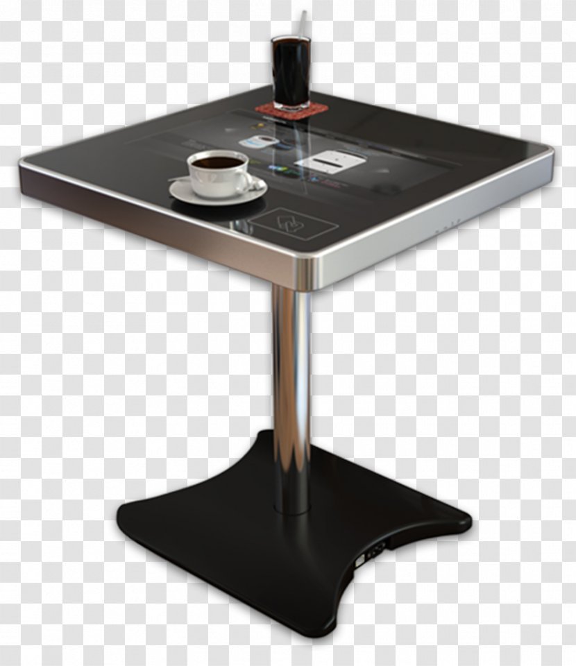 Table Touchscreen Display Device Multi-touch Coffee - End Transparent PNG