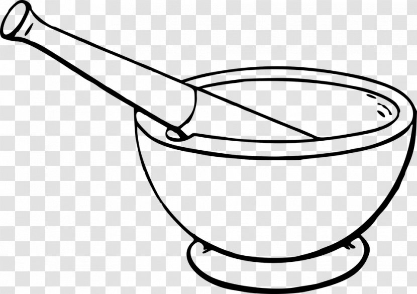 Mortar And Pestle Dornillo Tool Clip Art - Line Transparent PNG