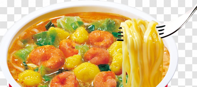 Instant Noodle Tom Yum Hot And Sour Soup Nissin Foods Cup Noodles - Vegetable - Seafood Transparent PNG