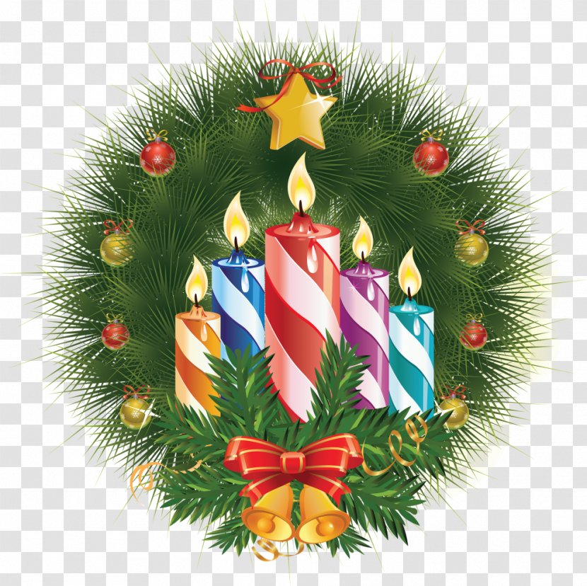 Birthday Cake New Years Day Christmas Candle - Ornament - Candles Creative Transparent PNG