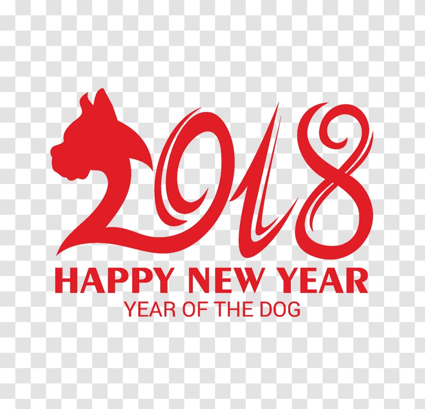 Chinese New Year Years Day Zodiac Dog - Logo - 2018 Transparent PNG