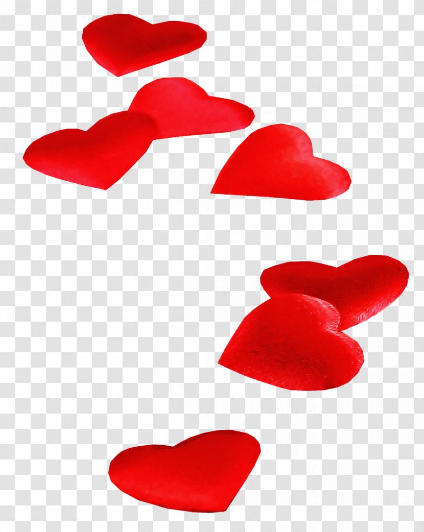 Red Heart Valentines Day Transparent PNG