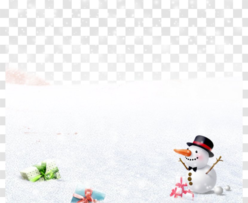 Snowman Christmas Card White Tree Snowflake - Bird - Gift On Snow Transparent PNG
