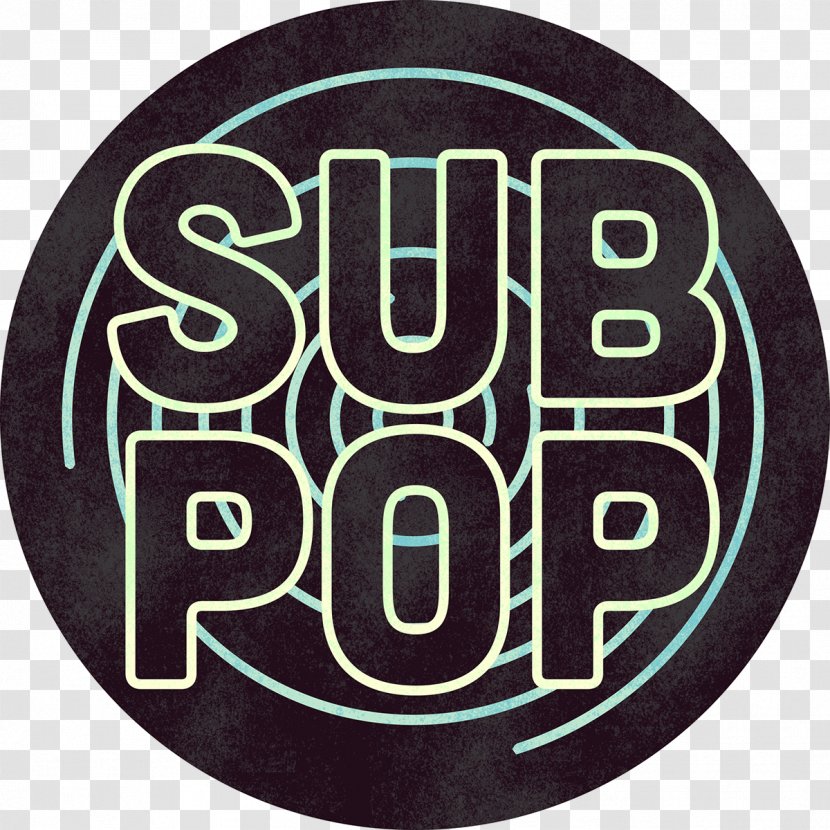 Sub Pop Logo Label Grunge Transparent PNG
