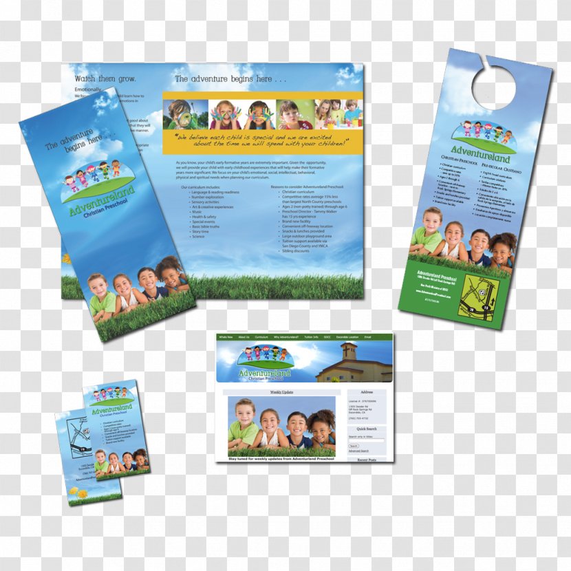 Adventureland Park Product Advertising Presentation Folder Graphic Design - Signage - Creative Web Transparent PNG