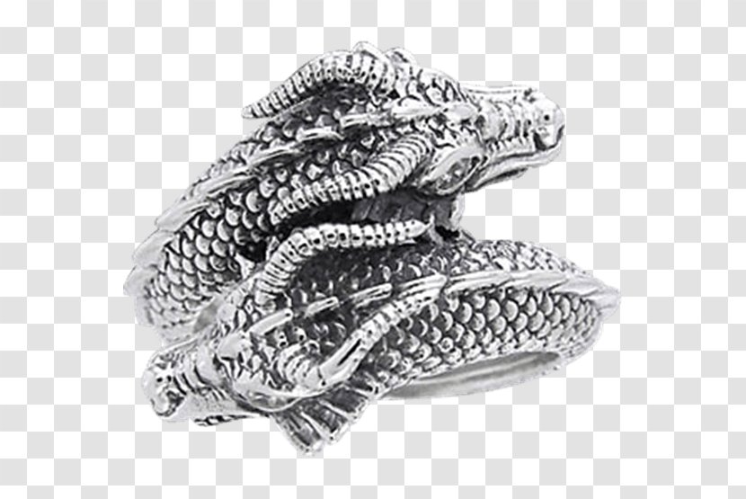 Jewellery Merlin Dinas Emrys Silver Ring - Size Transparent PNG