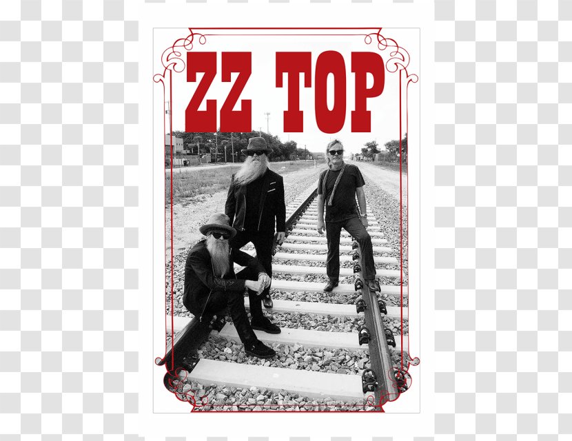 ZZ Top's First Album Tonnage Tour Town Toyota Center Blues Rock - Zz Top - Black Friday Poster Transparent PNG