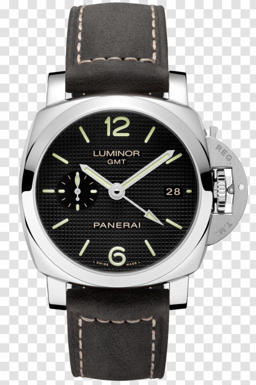Panerai Men's Luminor Marina 1950 3 Days Power Reserve Indicator GMT Automatic Acciaio Watch - Radiomir Transparent PNG