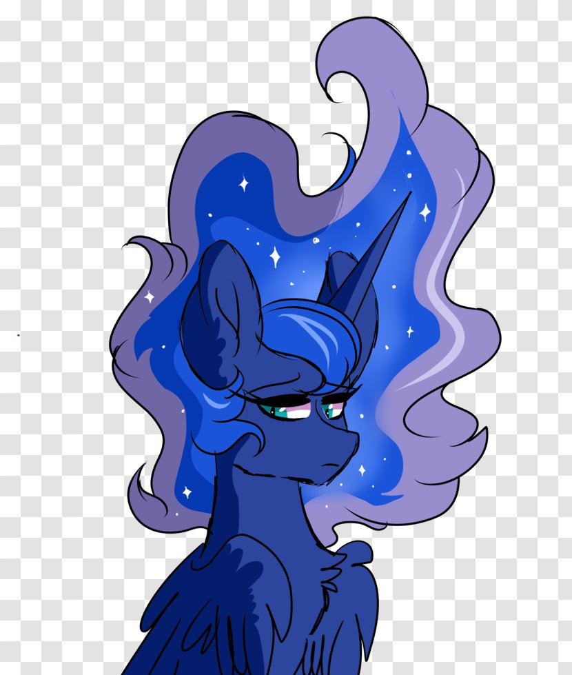 Horse Cobalt Blue Legendary Creature Clip Art - Head Transparent PNG