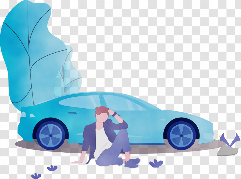 Vehicle Door Car Vehicle Electric Blue Wheel Transparent PNG
