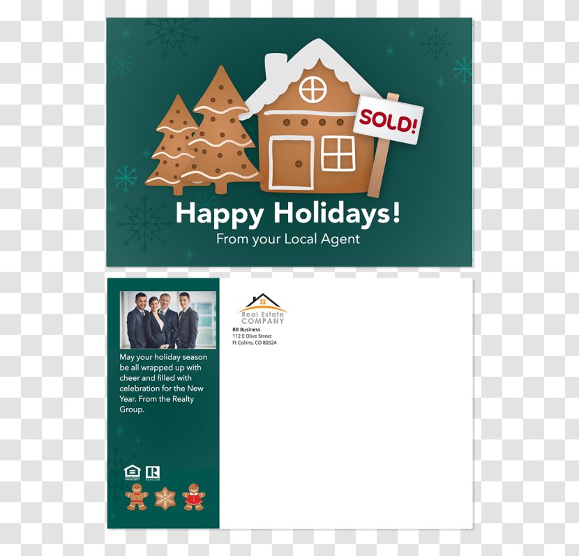 Estate Agent Holiday Real Christmas House - Brand Transparent PNG