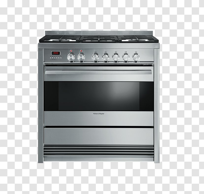 Gas Stove Cooking Ranges Fisher & Paykel OR36SDBM Oven - Self-cleaning Transparent PNG