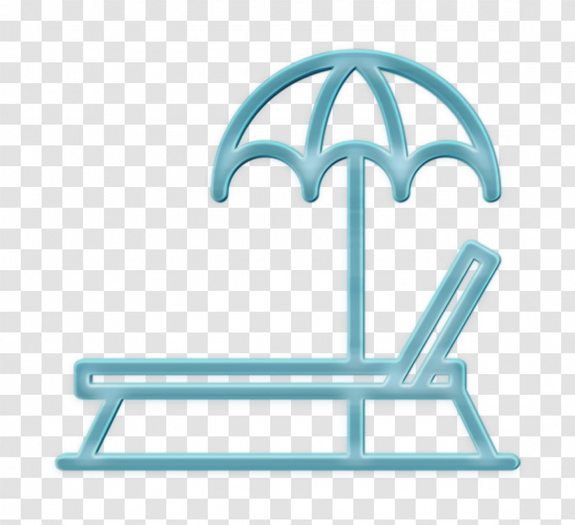 Summer Icon Lounge Chair Icon Transparent PNG