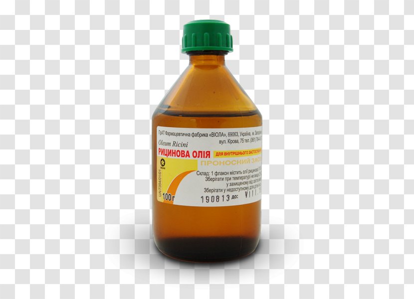 Castor Oil Pharmaceutical Drug Laxative Salve Transparent PNG