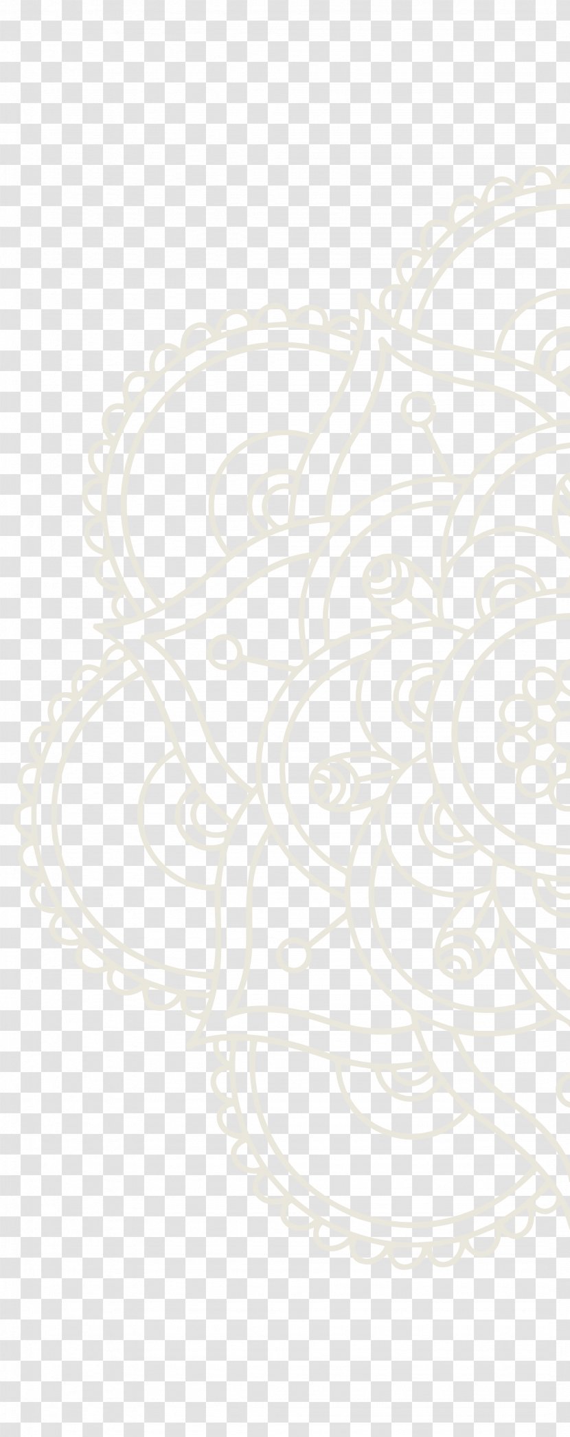 White Drawing Line - Mandala Yoga Transparent PNG