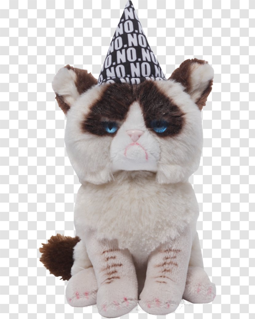Stuffed Animals & Cuddly Toys Grumpy Cat Whiskers Gund - Watercolor Transparent PNG