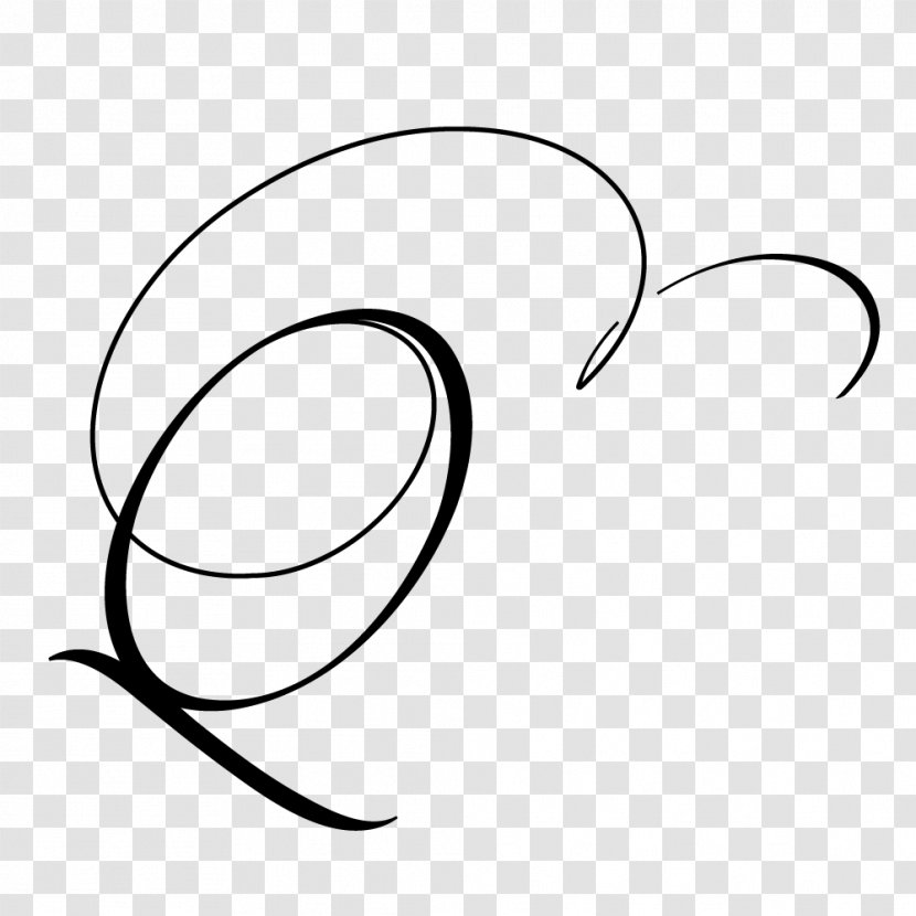 Letter Drawing Line Art Clip - Thumbnail - Monogram Transparent PNG
