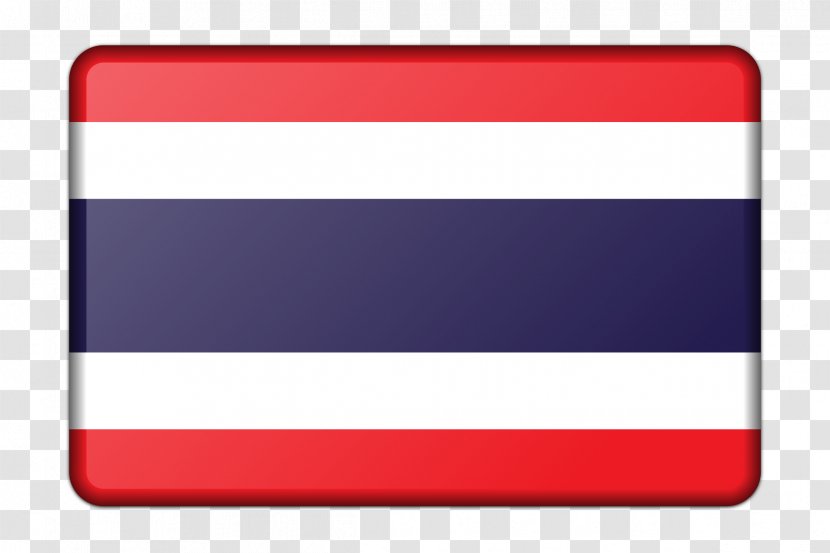 Flag Of Thailand Uganda Rainbow - Clipart Transparent PNG