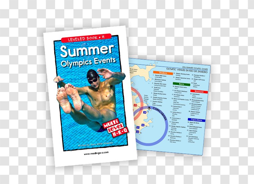 Reading Olympic Games 2016 Summer Olympics Book Text - Theme Transparent PNG