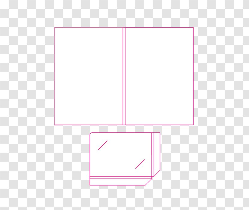 Paper Line Angle Point - Pink Transparent PNG