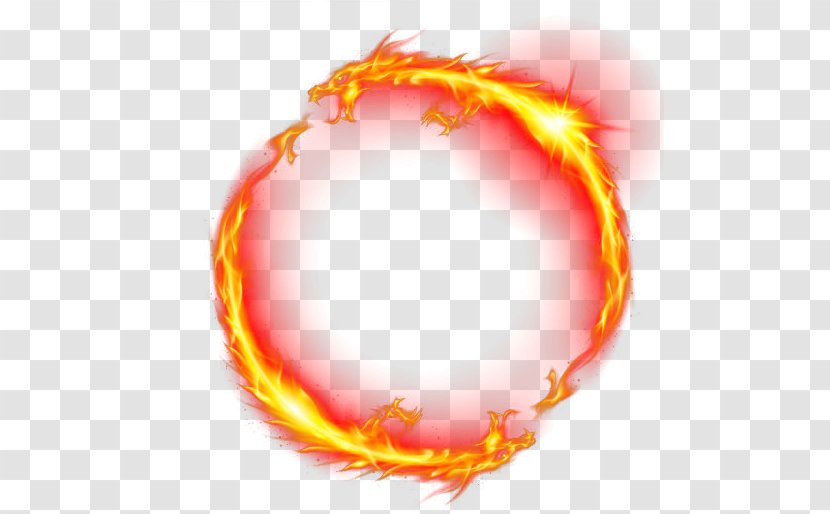 Fire Ring Icon - Flame Dragon Transparent PNG